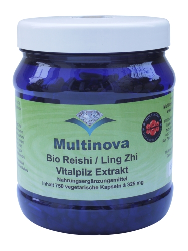Multinova Bio Reishi Extrakt 750 Kapseln